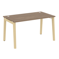 Onix Wood Стол письменный OW.SP-3.8 Дуб Аризона/Дуб Светлый/Металл Белый 1380*800*750