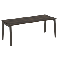 Onix Wood Direct Стол руководителя OW.SRR-6.8 Дуб Мали/Дуб Темный/Металл Антрацит 1980*800*750