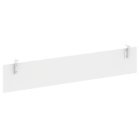 Metal System Direct Царга для стола L=2000мм Б.ЦС-6 Белый/Хром 1850*320*18