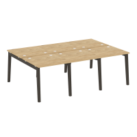 Onix Wood Рабочая станция OW.D.RS-6.0.8 Тиквуд Светлый/Дуб Темный/Металл Антрацит 2340*1635*750