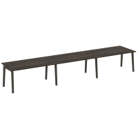 Onix Wood Стол переговорный (3 столешницы) OW.PRG-3.4 Дуб Мали/Дуб Темный/Металл Антрацит 4740*980*750