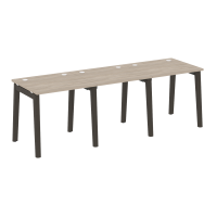 Onix Wood Рабочая станция OW.RS-3.0.7 Дуб Аттик/Дуб Темный/Металл Антрацит 2340*720*750