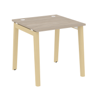 Onix Wood Стол письменный OW.SP-0.8 Дуб Аттик/Дуб Светлый/Металл Белый 780*800*750