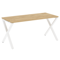 Loft Стол рабочий VR.L-SRX-4.7 Тиквуд Светлый/Металл Белый 1580*720*750