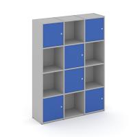 Locker plus Комплект №6 LK.K-006 Серый/Синий 1188*350*1593