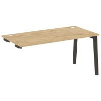 Onix Wood Стол-приставка OW.SPR-4.8 Тиквуд Светлый/Дуб Темный/Металл Антрацит 1580*800*750