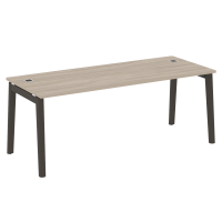Onix Wood Direct Стол руководителя OW.SRR-6.8 Дуб Аттик/Дуб Темный/Металл Антрацит 1980*800*750