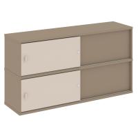 Estetica Надставка на 2 тумбы высокая ES.NV-5.2 Латте/Капучино 1500*410*795