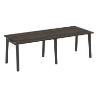 Onix Wood Стол переговорный (2 столешницы) OW.PRG-2.2 Дуб Мали/Дуб Темный/Металл Антрацит 2360*980*750