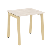 Onix Wood Стол письменный OW.SP-0.7 Денвер Светлый/Дуб Светлый/Металл Белый 780*720*750