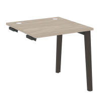 Onix Wood Стол-приставка OW.SPR-0.8 Дуб Аттик/Дуб Темный/Металл Антрацит 780*800*750