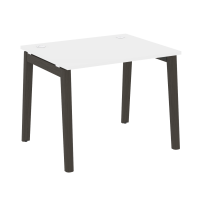 Onix Wood Стол письменный OW.SP-1.8 Белый Бриллиант/Дуб Темный/Металл Антрацит 980*800*750
