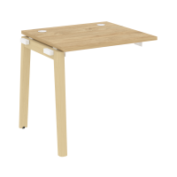 Onix Wood Наборный эл. раб. станции OW.1.NRS-0.7 Тиквуд Светлый/Дуб Светлый/Металл Белый 780*720*750