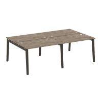 Onix Wood Рабочая станция OW.D.RS-4.2.7 Дуб Аттик/Дуб Темный/Металл Антрацит 2360*1475*750