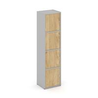 Locker plus Комплект №4 LK.K-004 Серый/Тиквуд Светлый 408*350*1593