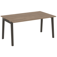 Onix Wood Стол переговорный (1 столешница) OW.PRG-1.4 Дуб Аризона/Дуб Темный/Металл Антрацит 1580*980*750