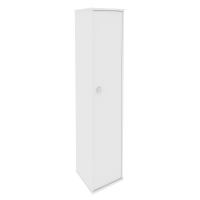 Style Шкаф высокий узкий правый Л.СУ-1.9 (R) Белый 412*410*1980