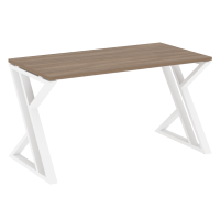 Loft Стол рабочий VR.L-SRZ-3.7 Дуб Аризона/Металл Белый 1380*720*750