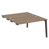 Onix Wood Стол-приставка двойной OW.D.SPR-3.8 Дуб Аризона/Дуб Темный/Металл Антрацит 1380*1635*750