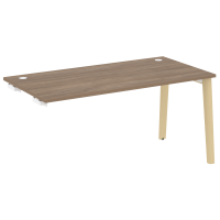 Onix Wood Стол-приставка OW.SPR-4.8 Дуб Аризона/Дуб Светлый/Металл Белый 1580*800*750