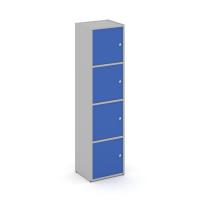 Locker plus Комплект №4 LK.K-004 Серый/Синий 408*350*1593