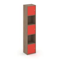 Locker plus Комплект №7 LK.K-007 Дуб Аризона/Красный 408*350*1983