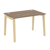 Onix Wood Стол письменный OW.SP-2.8 Дуб Аризона/Дуб Светлый/Металл Белый 1180*800*750