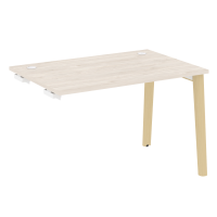 Onix Wood Стол-приставка OW.SPR-2.8 Денвер Светлый/Дуб Светлый/Металл Белый 1180*800*750