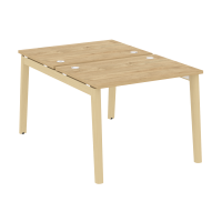 Onix Wood Рабочая станция OW.D.RS-2.1.7 Тиквуд Светлый/Дуб Светлый/Металл Белый 980*1475*750