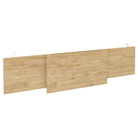 Onix Direct Царга стола руководителя O.M-CSR-6 Тиквуд Светлый/Металл Белый 1740*450*54