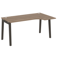 Onix Wood Стол эргономичный правый OW.SA-1 (R) Дуб Аризона/Дуб Темный/Металл Антрацит 1580*980*750 (720/460)