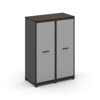 Concept Шкаф 2 узкие секции, 3 ниши CN.STU-326 RMB A Дуб Мали/Антрацит/Металл Антрацит/Сатин 836*420*1186