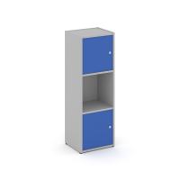 Locker plus Комплект №1 LK.K-001 Серый/Синий 408*350*1203