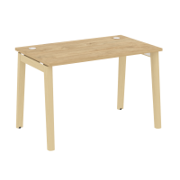 Onix Wood Стол письменный OW.SP-2.7 Тиквуд Светлый/Дуб Светлый/Металл Белый 1180*720*750