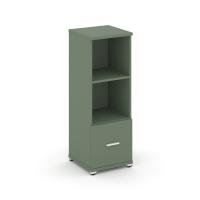 Concept Шкаф 1 узкая секция, 3 ниши CN.STU-311 W Кобо/Металл Белый 420*420*1186