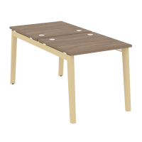 Onix Wood Рабочая станция OW.D.RS-2.0.8 Дуб Аризона/Дуб Светлый/Металл Белый 780*1635*750