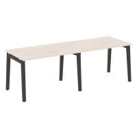 Onix Wood Рабочая станция OW.RS-2.2.8 Денвер Светлый/Дуб Темный/Металл Антрацит 2360*800*750