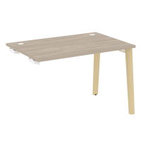 Onix Wood Стол-приставка OW.SPR-2.8 Дуб Аттик/Дуб Светлый/Металл Белый 1180*800*750