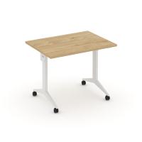 X-Pull Стол складной мобильный X.M-1.7 Тиквуд Светлый/Металл Белый 980*720*753