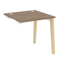 Onix Wood Стол-приставка OW.SPR-0.8 Дуб Аризона/Дуб Светлый/Металл Белый 780*800*750