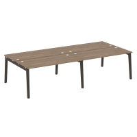 Onix Wood Рабочая станция OW.D.RS-4.4.7 Дуб Аризона/Дуб Темный/Металл Антрацит 3160*1475*750