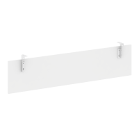Metal System Direct Царга для стола L=1600мм Б.ЦС-4 Белый/Хром 1450*320*18