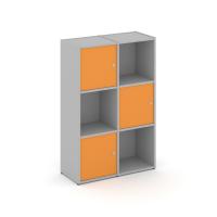 Locker plus Комплект №2 LK.K-002 Серый/Оранжевый 798*350*1203