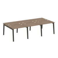 Onix Wood Рабочая станция OW.D.RS-6.1.7 Дуб Аризона/Дуб Темный/Металл Антрацит 2940*1475*750