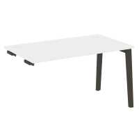Onix Wood Стол-приставка OW.SPR-3.8 Белый Бриллиант/Дуб Темный/Металл Антрацит 1380*800*750