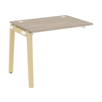 Onix Wood Наборный эл. раб. станции OW.1.NRS-1.7 Дуб Аттик/Дуб Светлый/Металл Белый 980*720*750