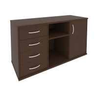 Riva Тумба под оргтехнику с фолдингом А.МТ-2F Венге Цаво 1192*450*667