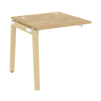 Onix Wood Наборный эл. раб. станции OW.1.NRS-0.8 Тиквуд Светлый/Дуб Светлый/Металл Белый 780*800*750
