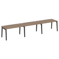 Onix Wood Рабочая станция OW.RS-3.3.8 Дуб Аризона/Дуб Темный/Металл Антрацит 4140*800*750