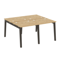 Onix Wood Рабочая станция OW.D.RS-4.0.7 Тиквуд Светлый/Дуб Темный/Металл Антрацит 1560*1475*750